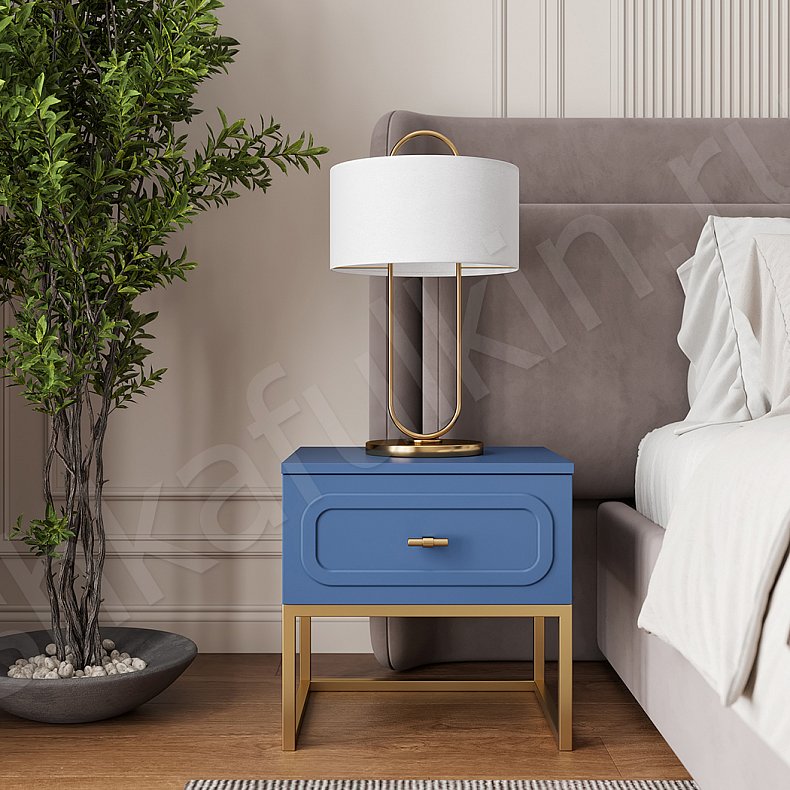 Изображение Гарнитур Мираж Белый Цветной Синий Светлые Неоклассика 5и створчатые Спальня Для вещей 6