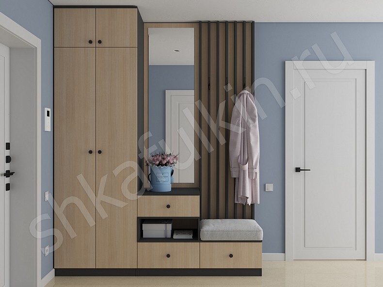 Изображение цвета Прихожая Милли  Минимализм 2х створчатые Прихожая 