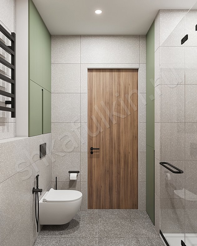 Мебель в ванную Капри Зеленый Светлые Цветной Современный   Для вещей 1