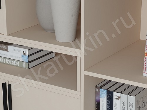 Изображение цвета Шкаф Бесто Белый Минимализм   Для книг