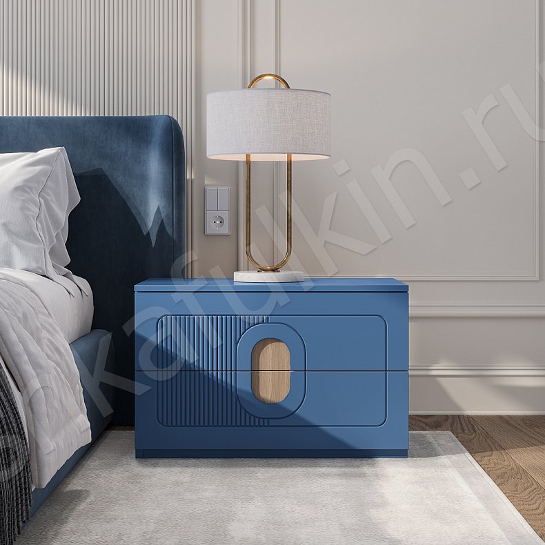 Изображение Гарнитур Андромеда Светлые Синий Цветной Современный 4х створчатые Спальня Для вещей Для декора Для книг Для белья 2