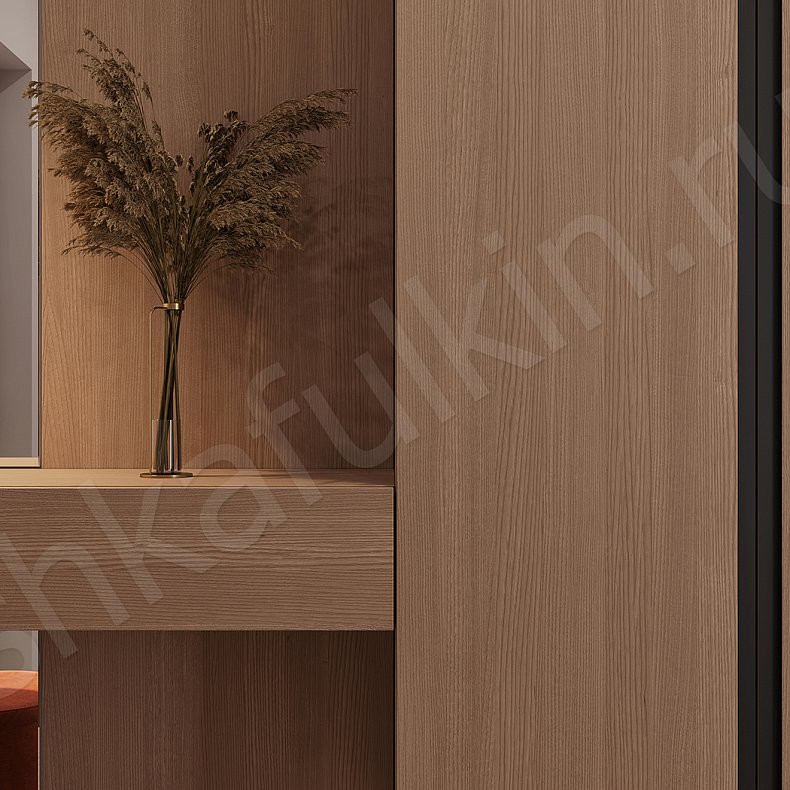 Изображение Прихожая Джапанди Древесный Светлые Минимализм 3х створчатые Прихожая Для вещей 3