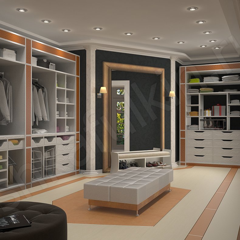 Изображение Гардеробная Фортуна Белый Классика  Гардеробная  4