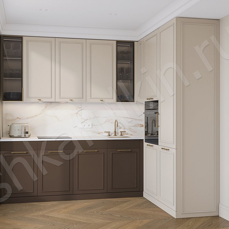 Изображение Кухня Элеганта Неоклассика Для книг 2