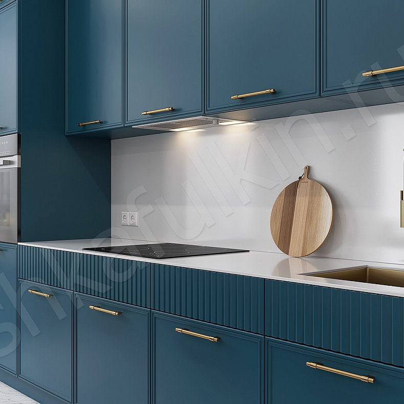 Изображение Кухня Минор Темные Синий Цветной Современный   Для посуды Для декора 2