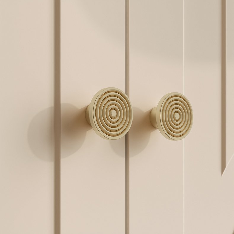 Шкаф Маурис Белый Коричневый Светлые Неоклассика 5и створчатые Гостиная Для книг Для декора Для вещей 7