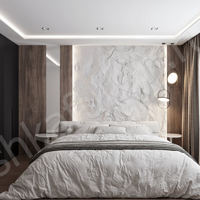 Изображение Шкаф Инкогнито Белый Черный Светлые Темные Минимализм 6и створчатые Спальня Для вещей 5