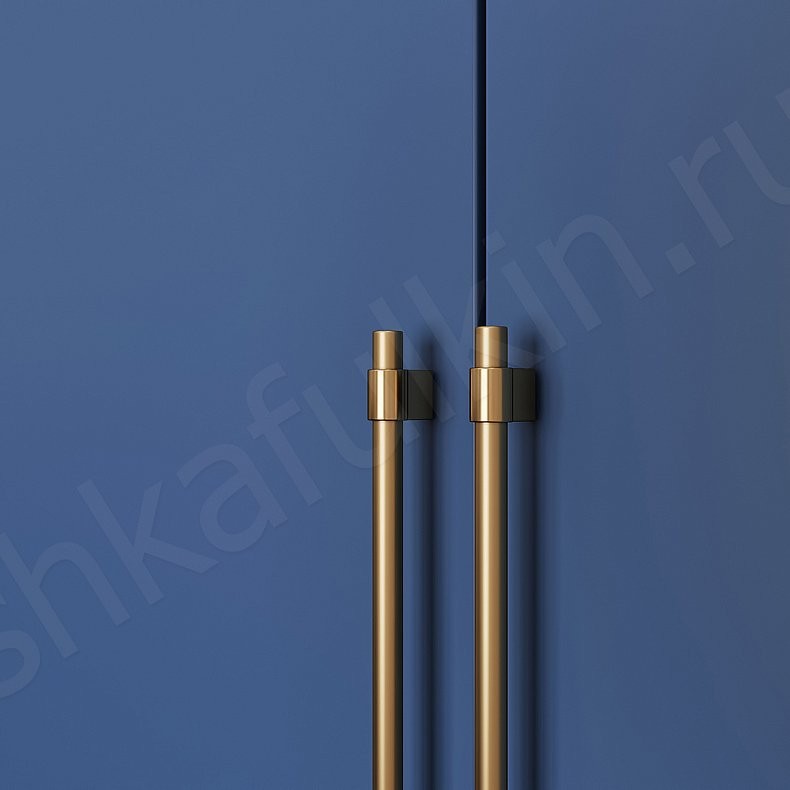 Изображение Гарнитур Мираж Белый Цветной Синий Светлые Неоклассика 5и створчатые Спальня Для вещей 10