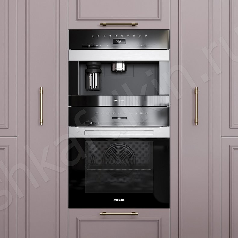 Изображение Кухня Джорджия Pink Цветной Розовый Светлые Неоклассика Для посуды 4