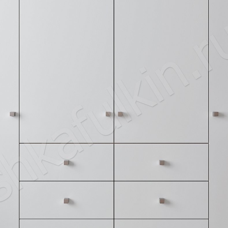 Изображение Шкаф Джерри Темные Светлые Коричневый Черный Белый Скандинавский 4х створчатые Гостиная Для вещей Для белья 10