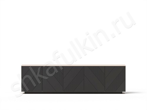 Изображение цвета Тумба Хадсон Древесный Белый Черный Серый Синий Светлые Зеленый Современный 5и створчатые Гостиная Для книг Для декора Под ТВ