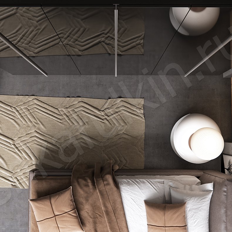 Корпусный распашной шкаф Ума Черный Темные Модерн 6и створчатые Спальня Для вещей 4