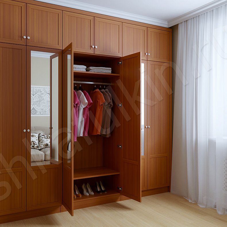 Шкаф Витте Древесный Классика 6и створчатые   3